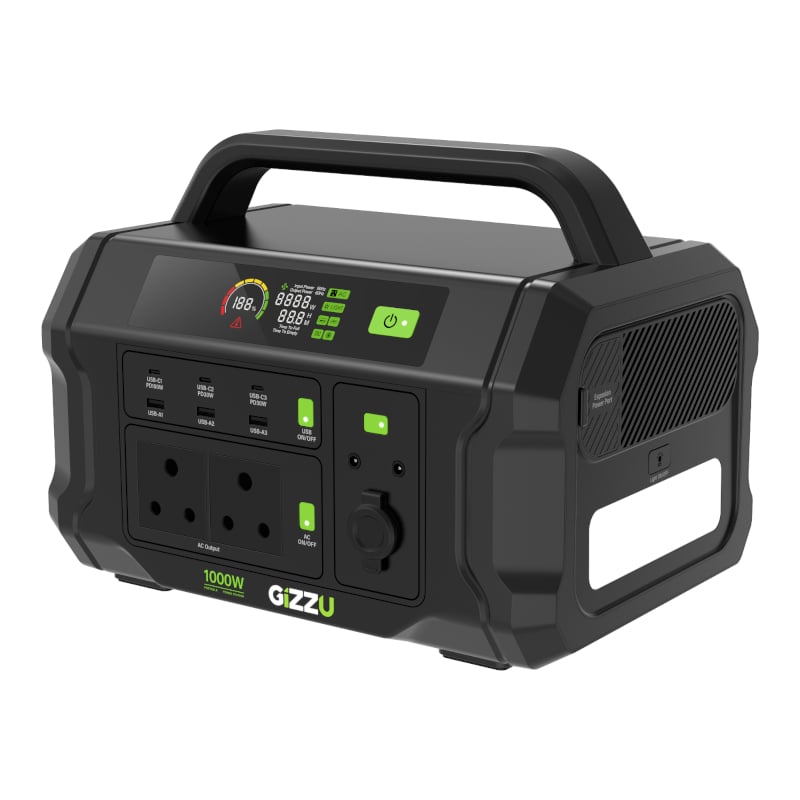GIZZU Challenger Pro 1120WH/1000W Portable Power Station