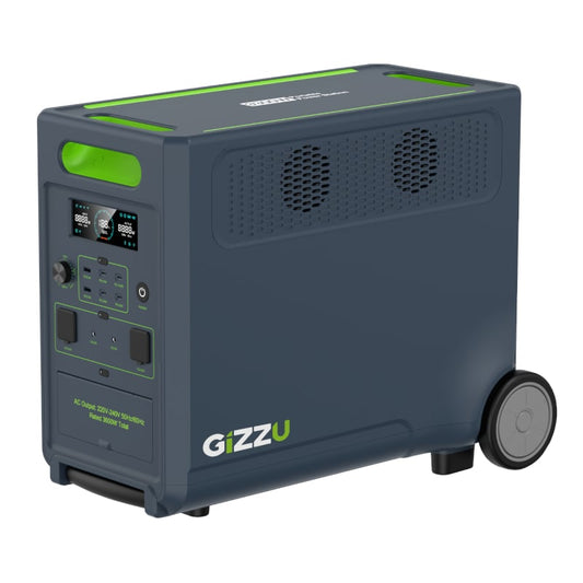 GIZZU HERO ULTRA 3840WH/3600W UPS FAST CHARGE LIFEPO4 PORTABLE POWER STATION